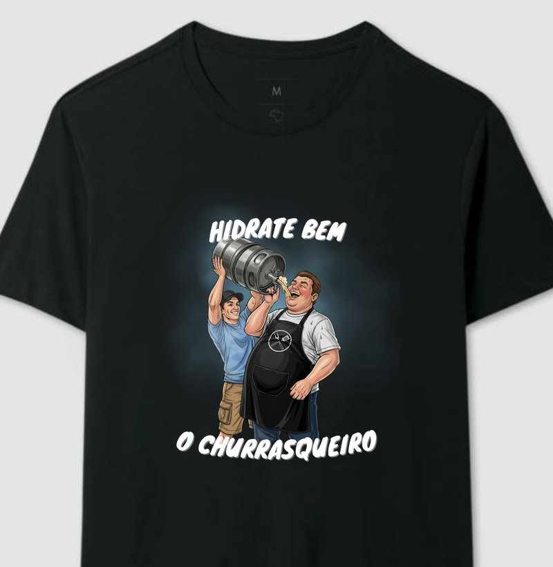 Hidrate bem o churrasqueiro