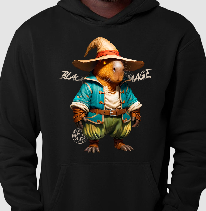 Camiseta - Black Capy Mage
