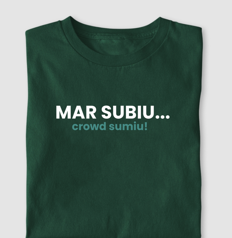 Mar Subiu... Crowd Sumiu!