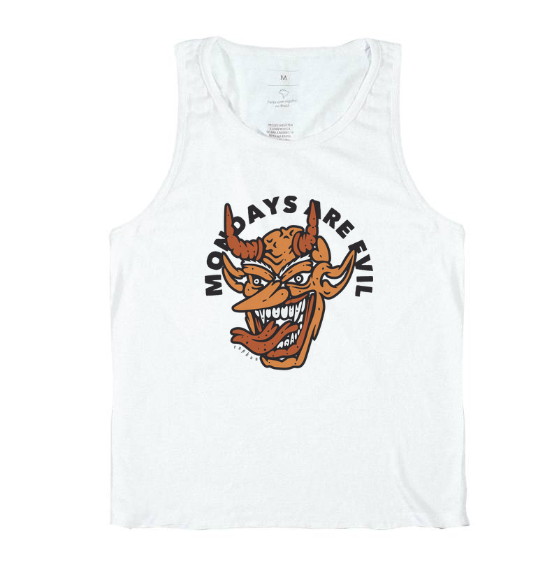 Mondays are evil (escrita em preto )