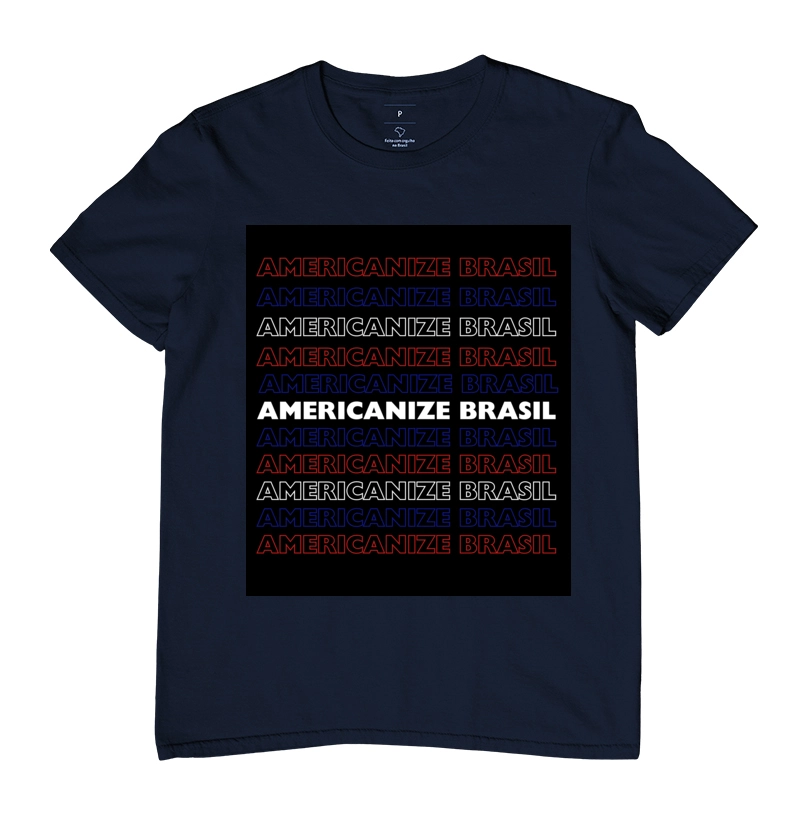 Camiseta Americanize Brasil 