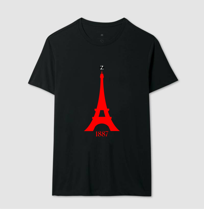 Camiseta Eiffel Vermelha / Monumentos