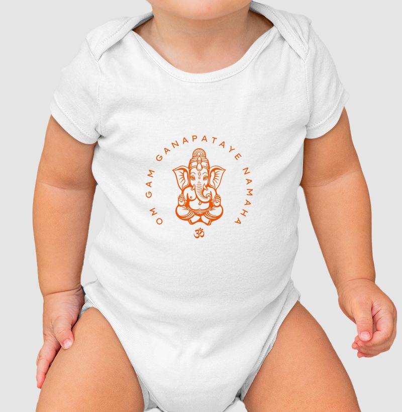 Ganesha - Om Gam Ganapataye Namaha - Laranja