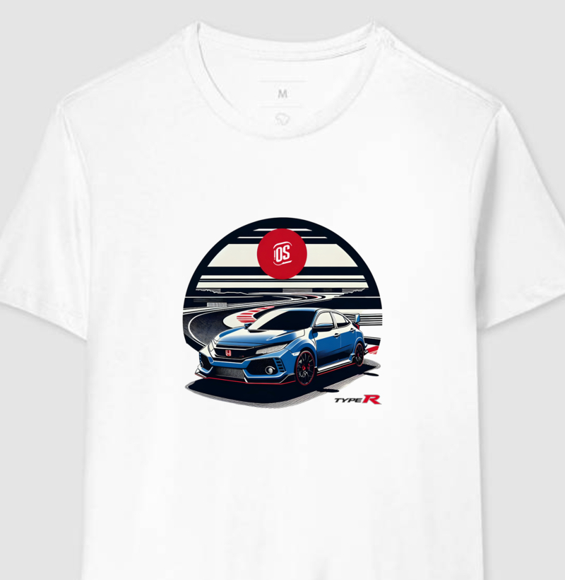 Camiseta Manga Curta Civic Type R Speed