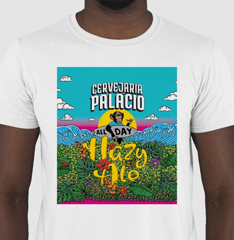 Camiseta HAZY Cervejaria Palácio