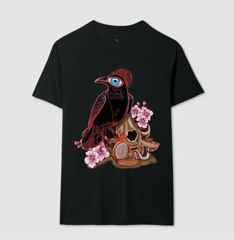 Red crow and skull cat