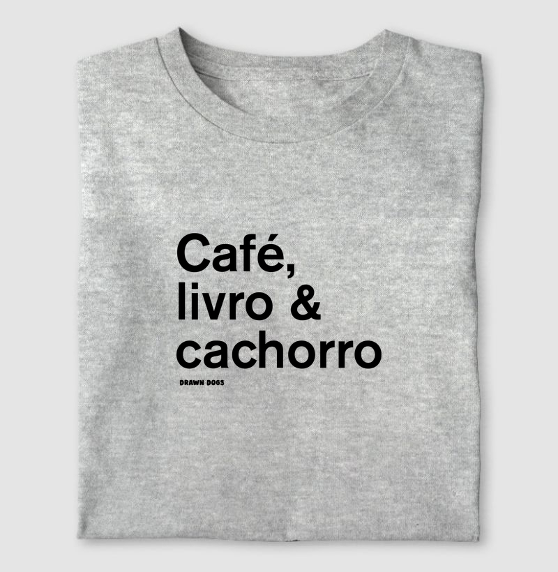Café, livro & cachorro