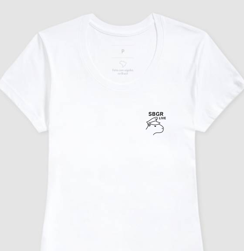 Camiseta Feminina - SBGR LIVE