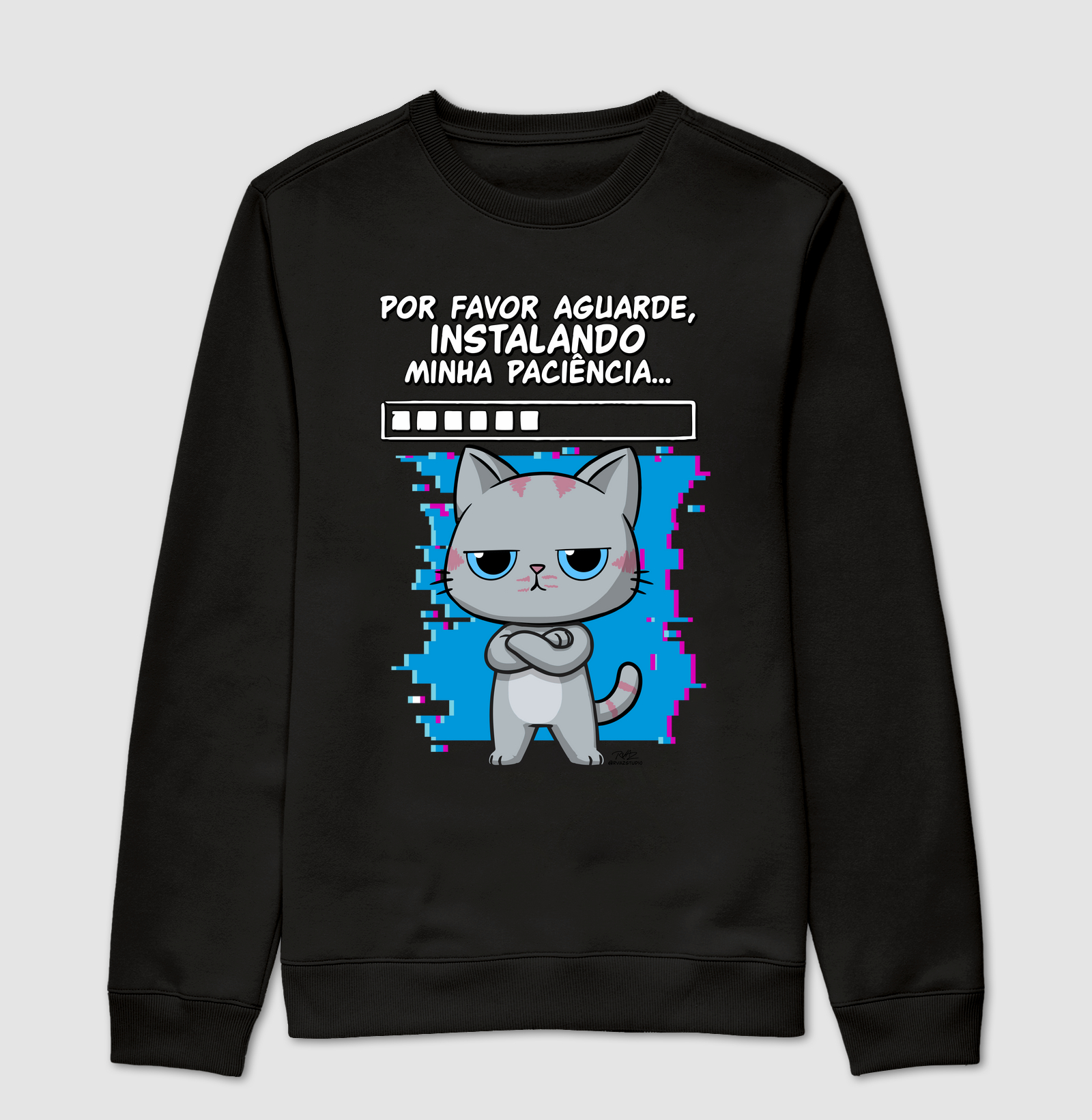 Camiseta Gato Sincero Paciência