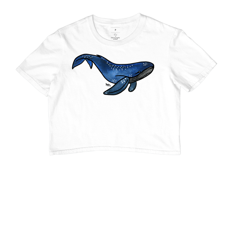 Baleia Azul Aquarela