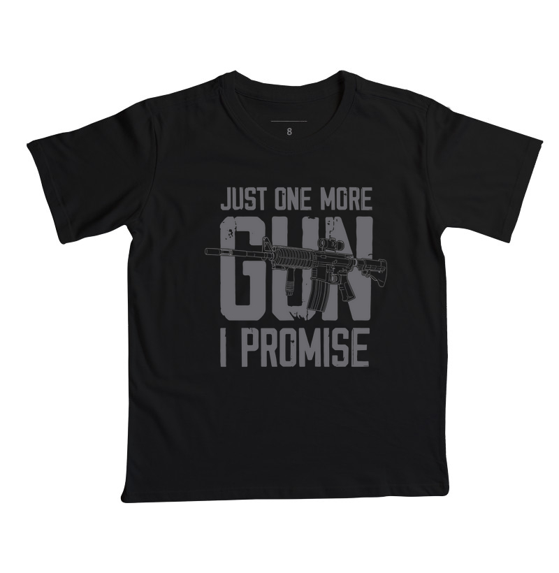 Camiseta Militar Just One More Gun I Promise