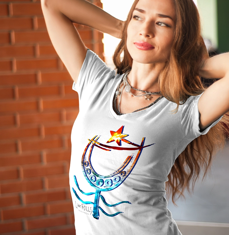 CAMISETA YEMANJÁ SÍMBOLO