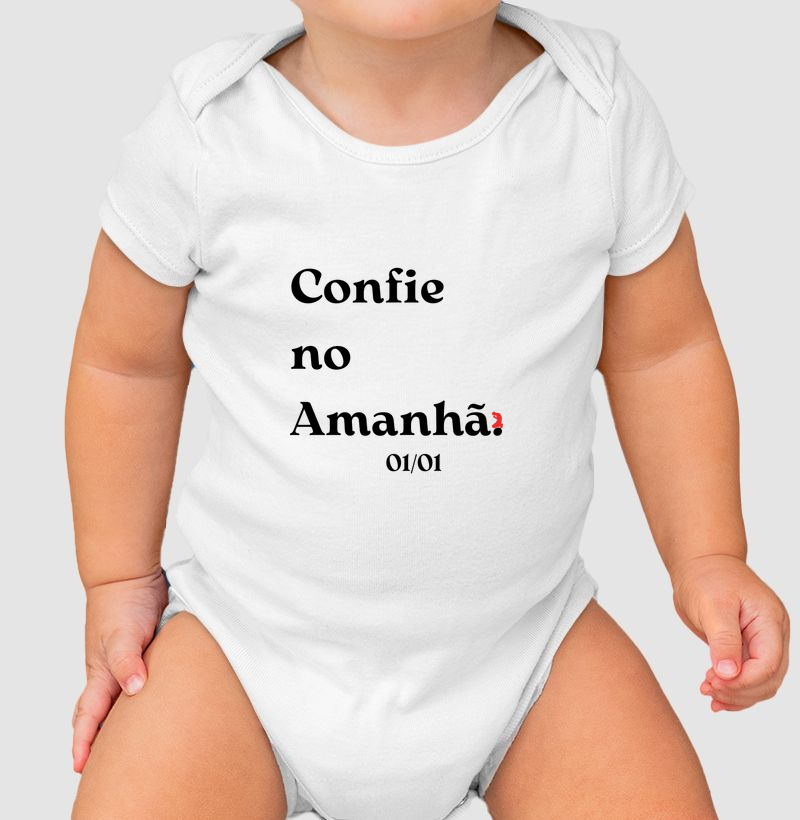 Confie no Amanhã. (letra branca)