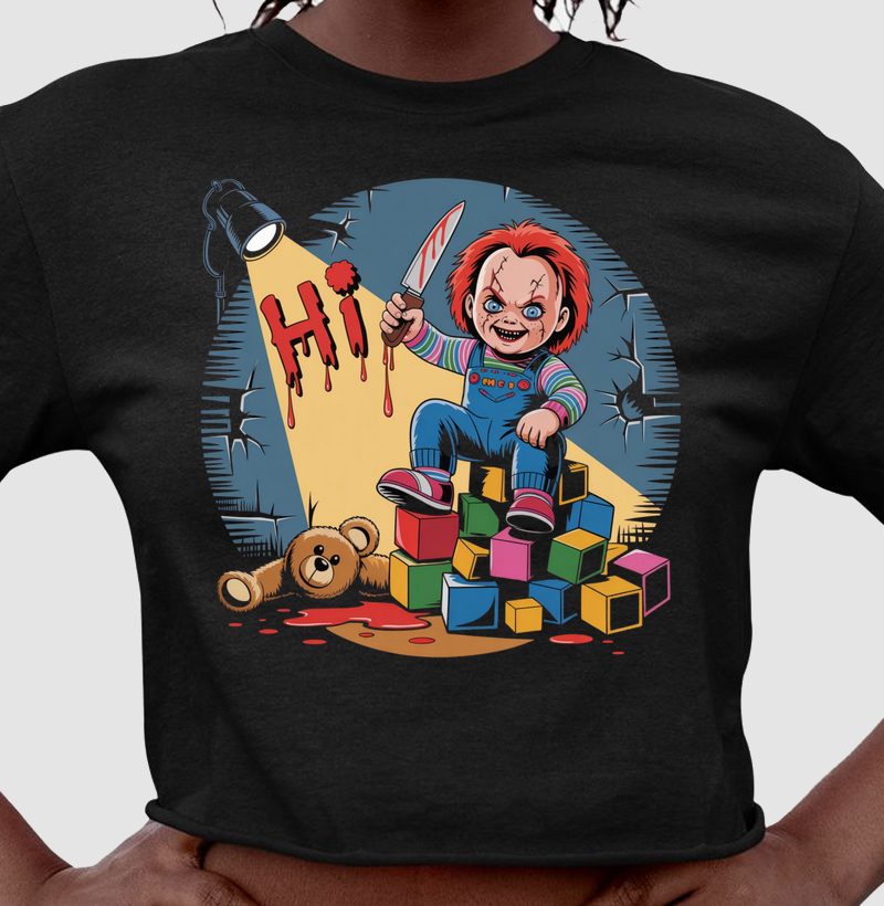 Camiseta "Chucky" - Brinquedo Assassino