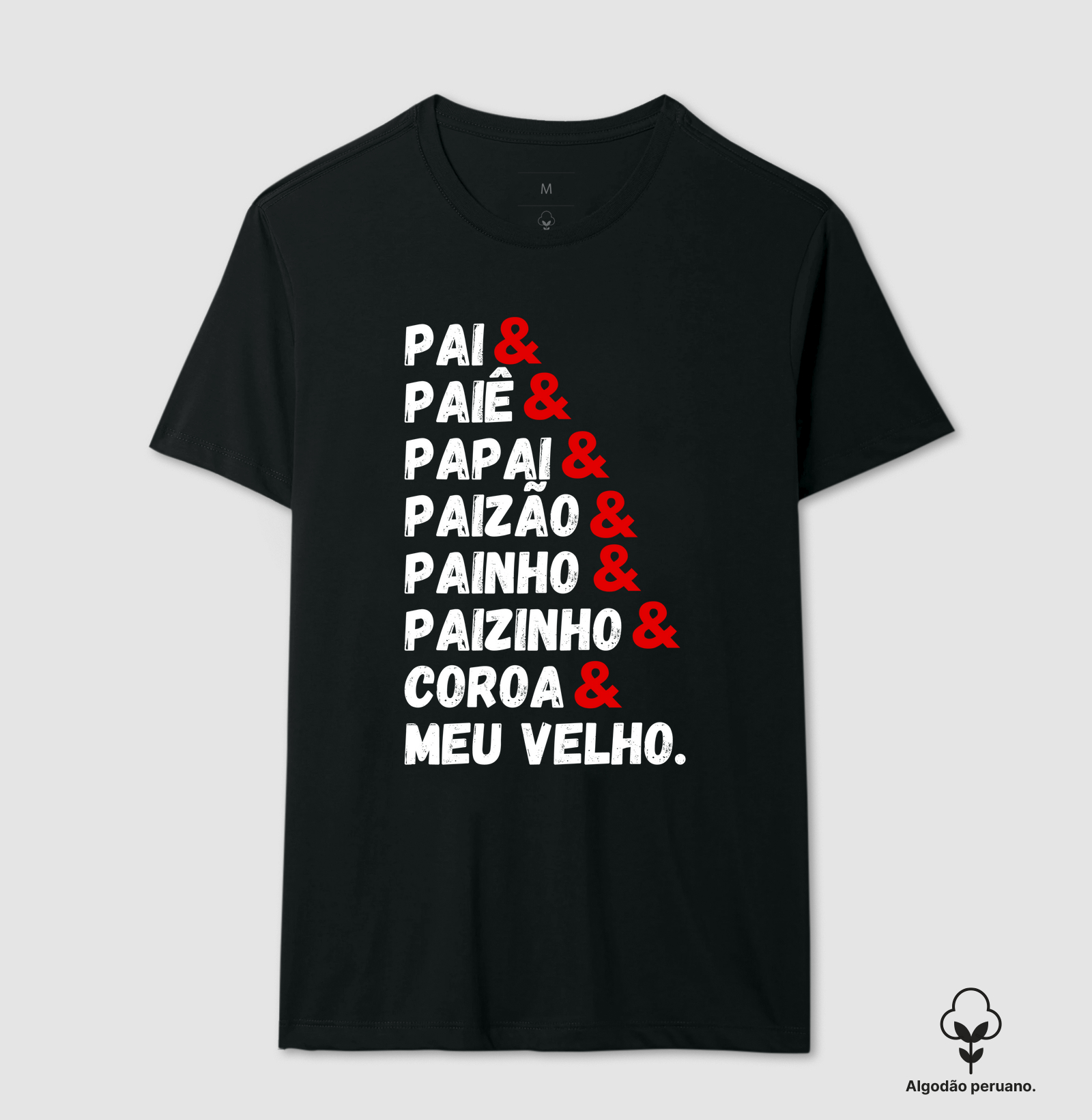 Camiseta Coleção Pai - Pai & - Preta