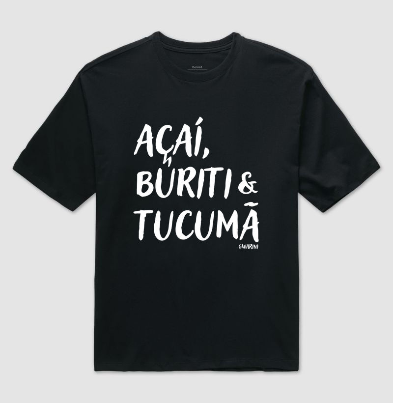 Açaí, buriti e tucumã