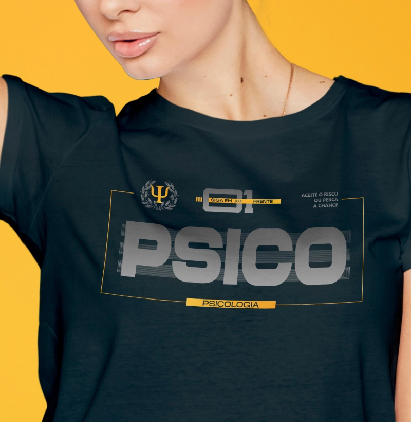 Camiseta Psicologia Premium - feminina 