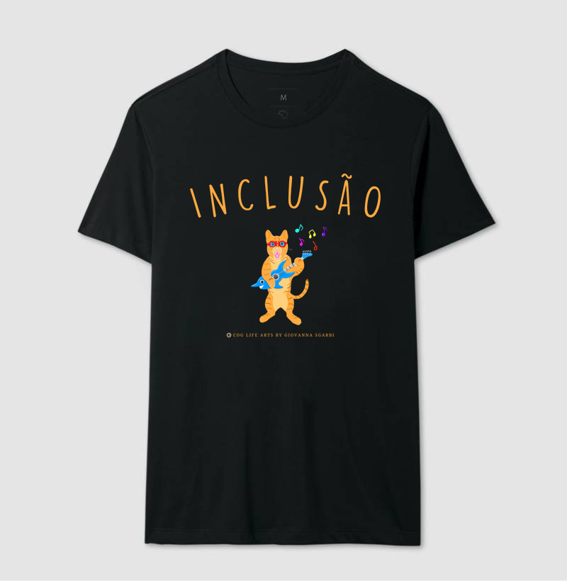 Camiseta Adulto Inclusão by Giovanna Sgarbi