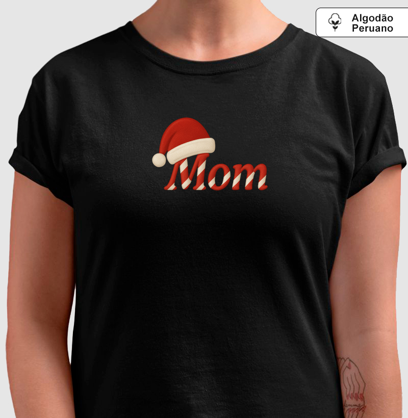 Camiseta Algodão Peruano - Mom