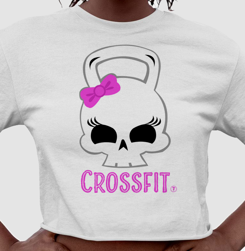 Cropped Kettlebell Skull