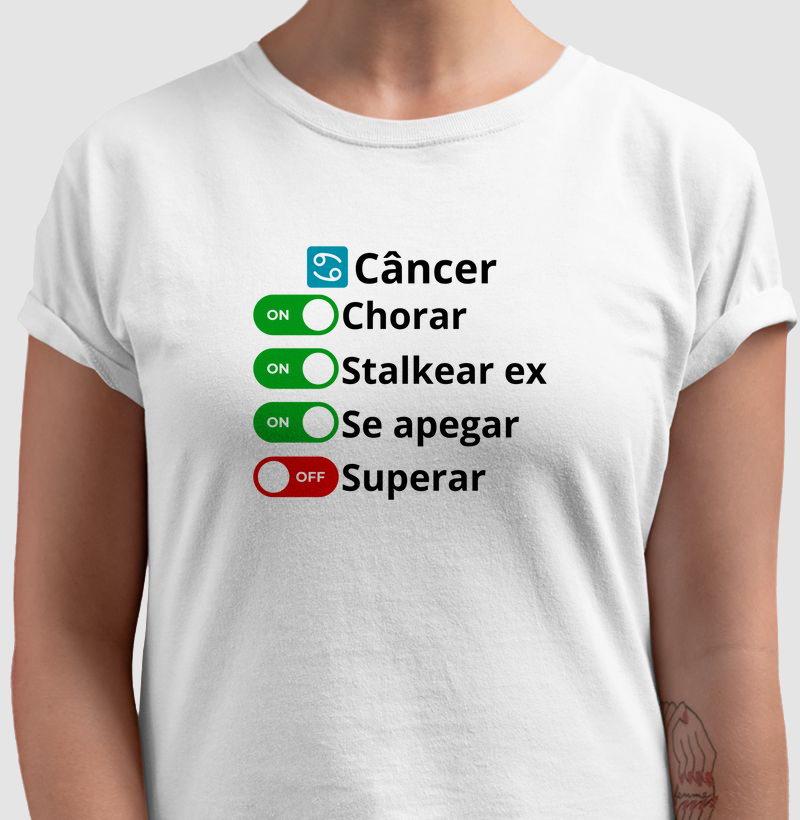 Camiseta Câncer Vibes