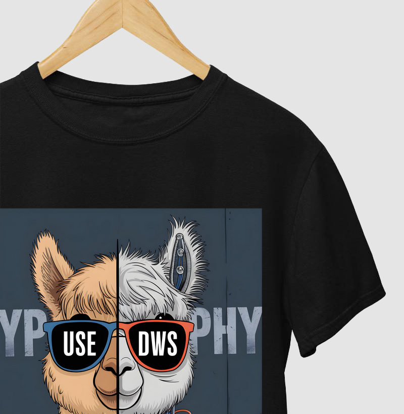 Camiseta Alpaca Robot Three