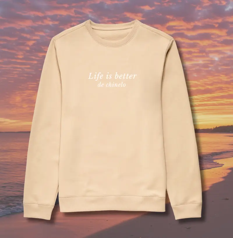 Life is better de chinelo