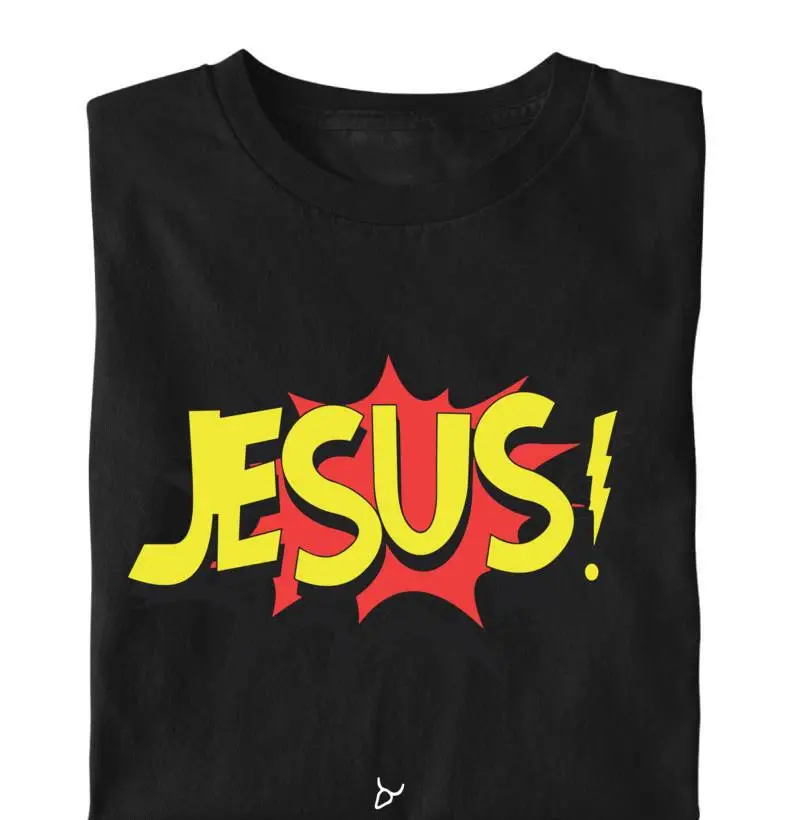 Camiseta Jesus cartoon
