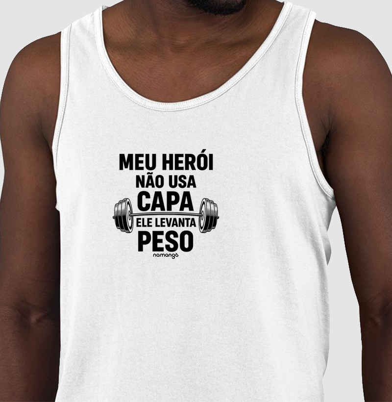 Regata Meu Herói Levanta Peso Estilo CrossFit – Na Manga