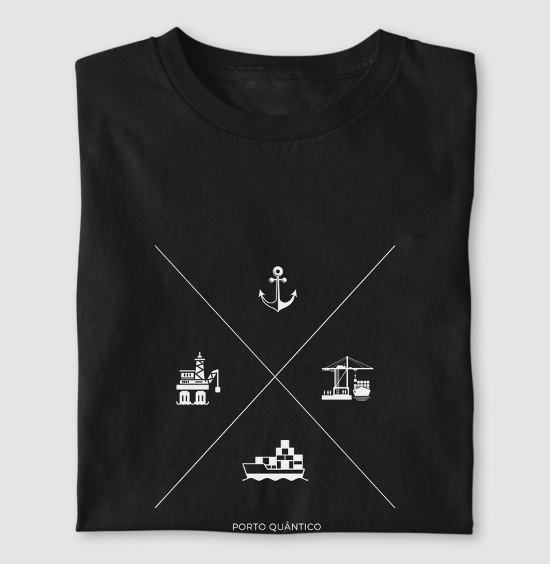 Camiseta Unissex 100% Algodão - Forças do Mar 