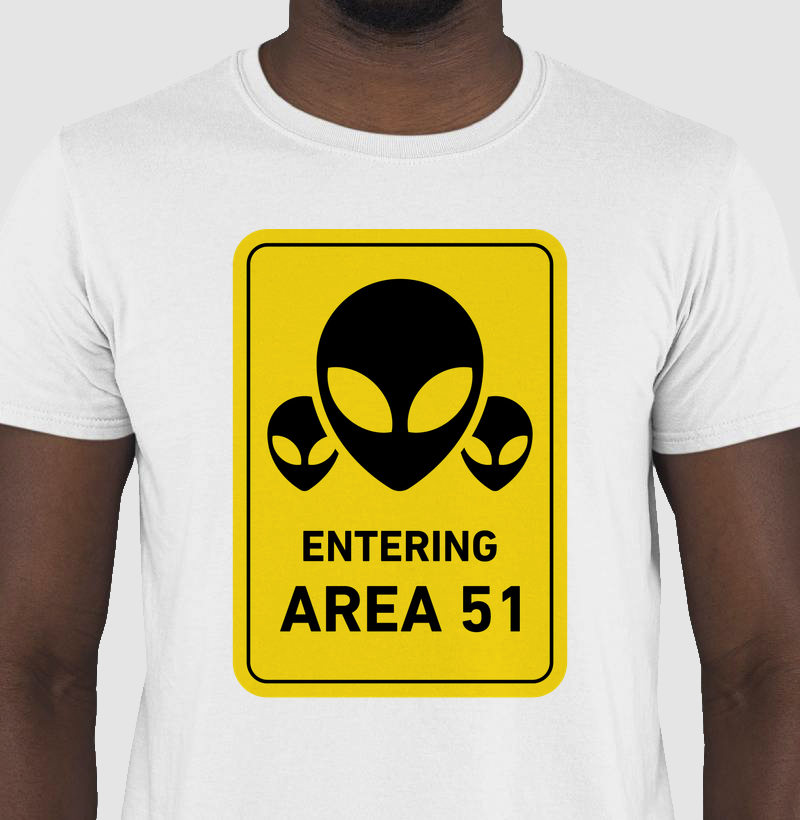 Camiseta ENTERING AREA 51