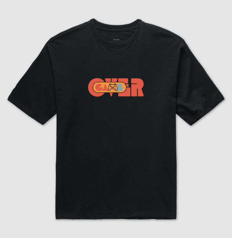 Camiseta Oversized “Game Over”