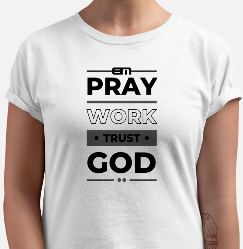 ORE, TRABALHE, CONFIE EM DEUS [BLACK]
