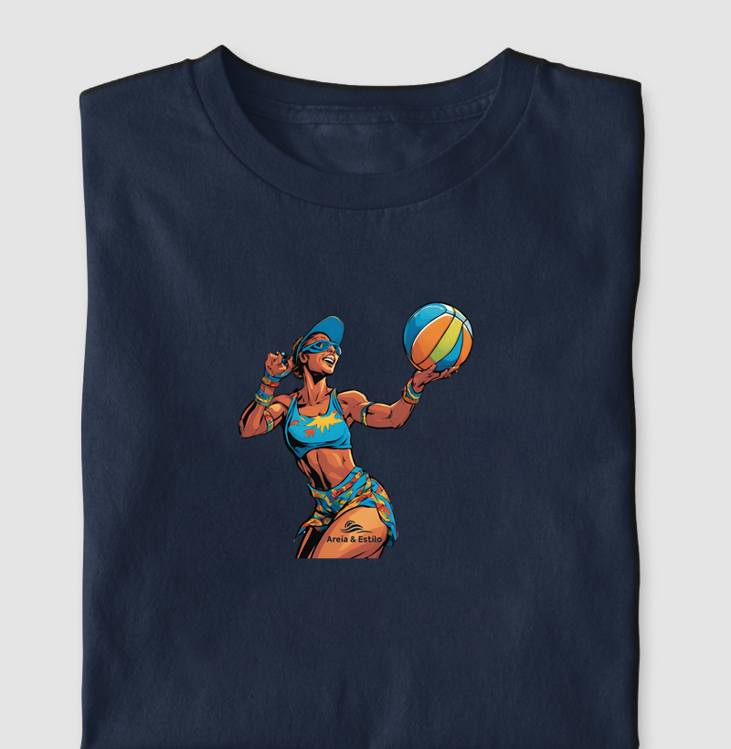 Estampa Jogadora de Vôlei