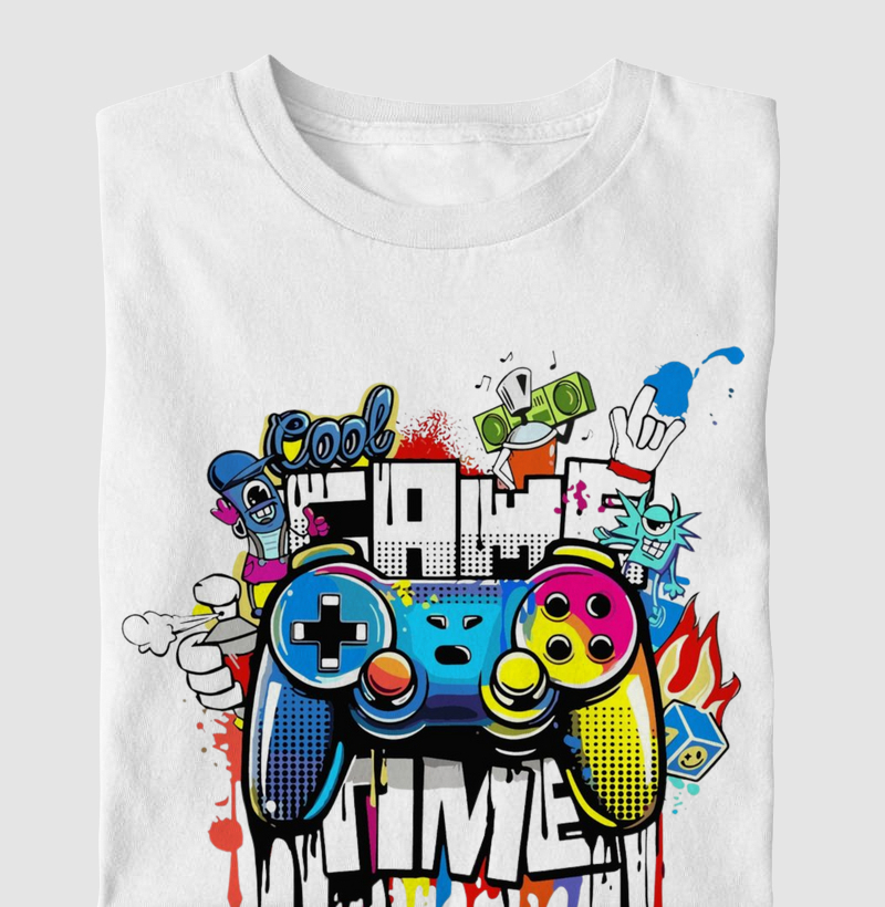 Camiseta Control play paint - Tshirt Gamer
