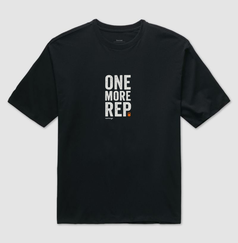 Camiseta Oversized One More Rep Cross – Na Manga