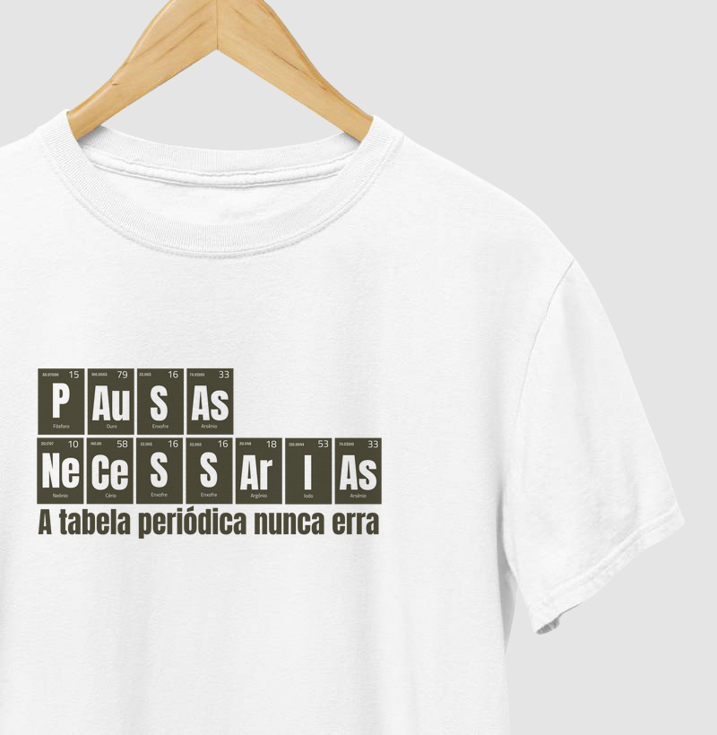 Pausas necessárias - A tabela periódica nunca erra 