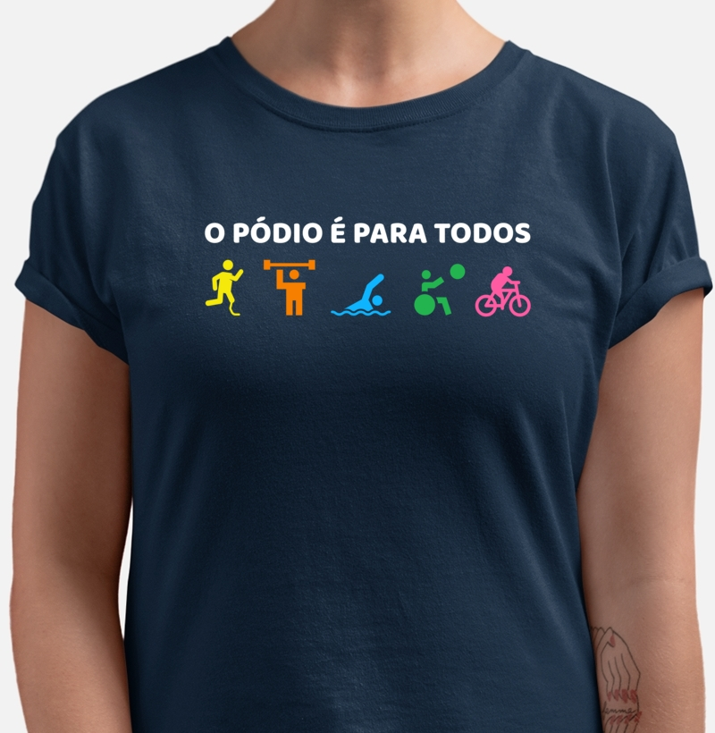 Camiseta Pódio Para Todos