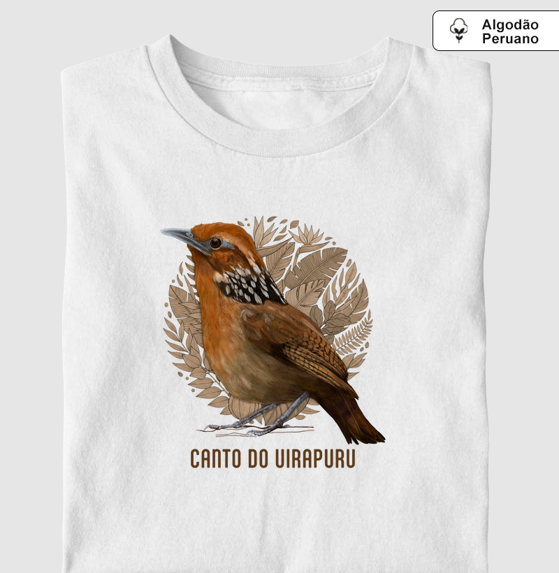 Aves do Brasil - Canto do Uirapuru - Algodão Peruano