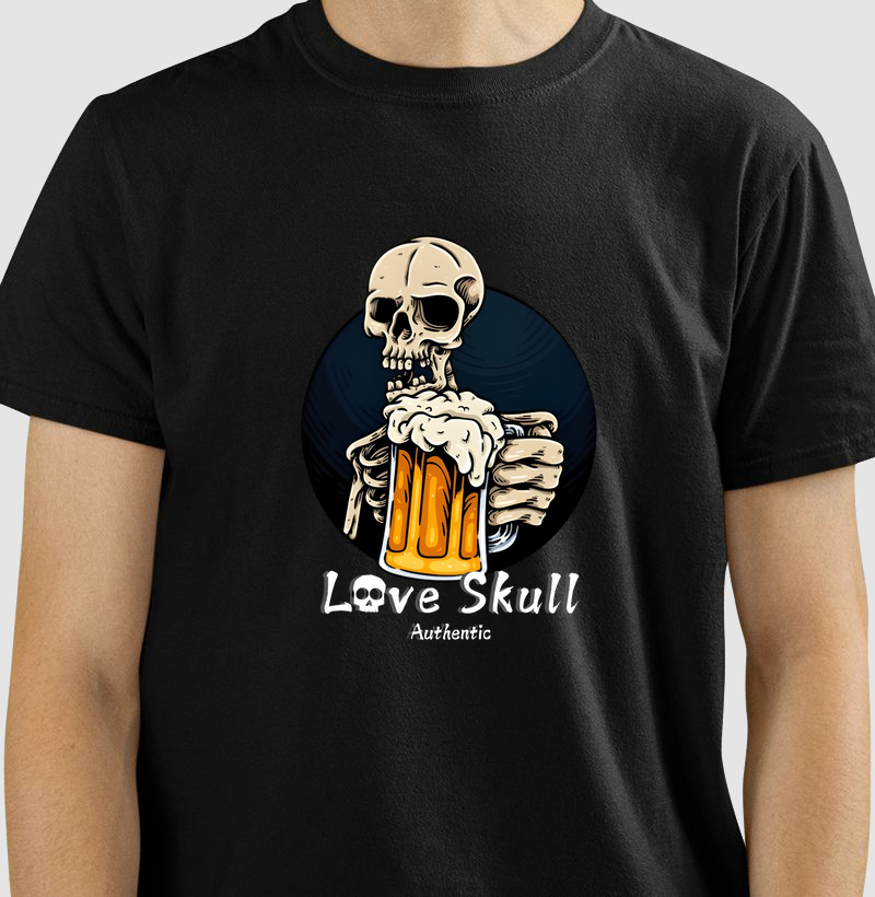 Camiseta Beer Skull