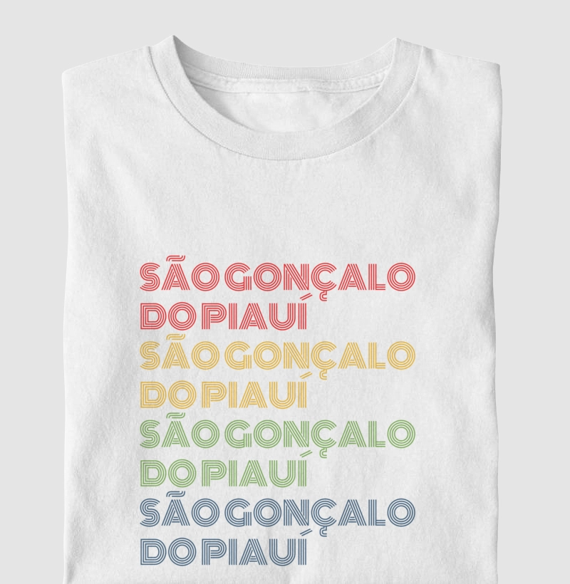 São Gonçalo do Piauí Letreiro Retrô