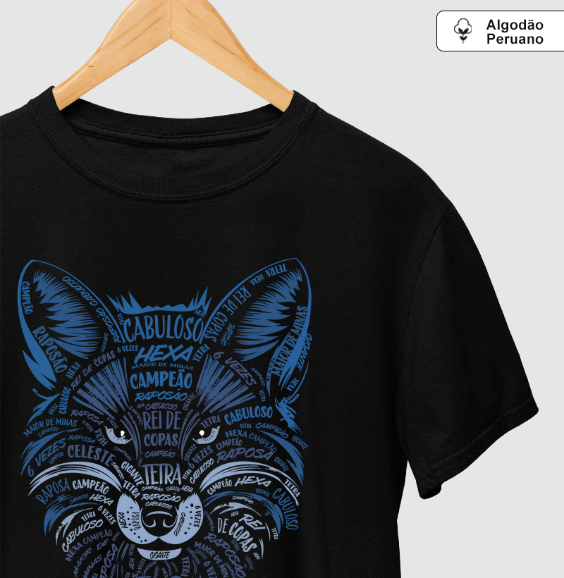 Camiseta Algodão Peruano Raposa