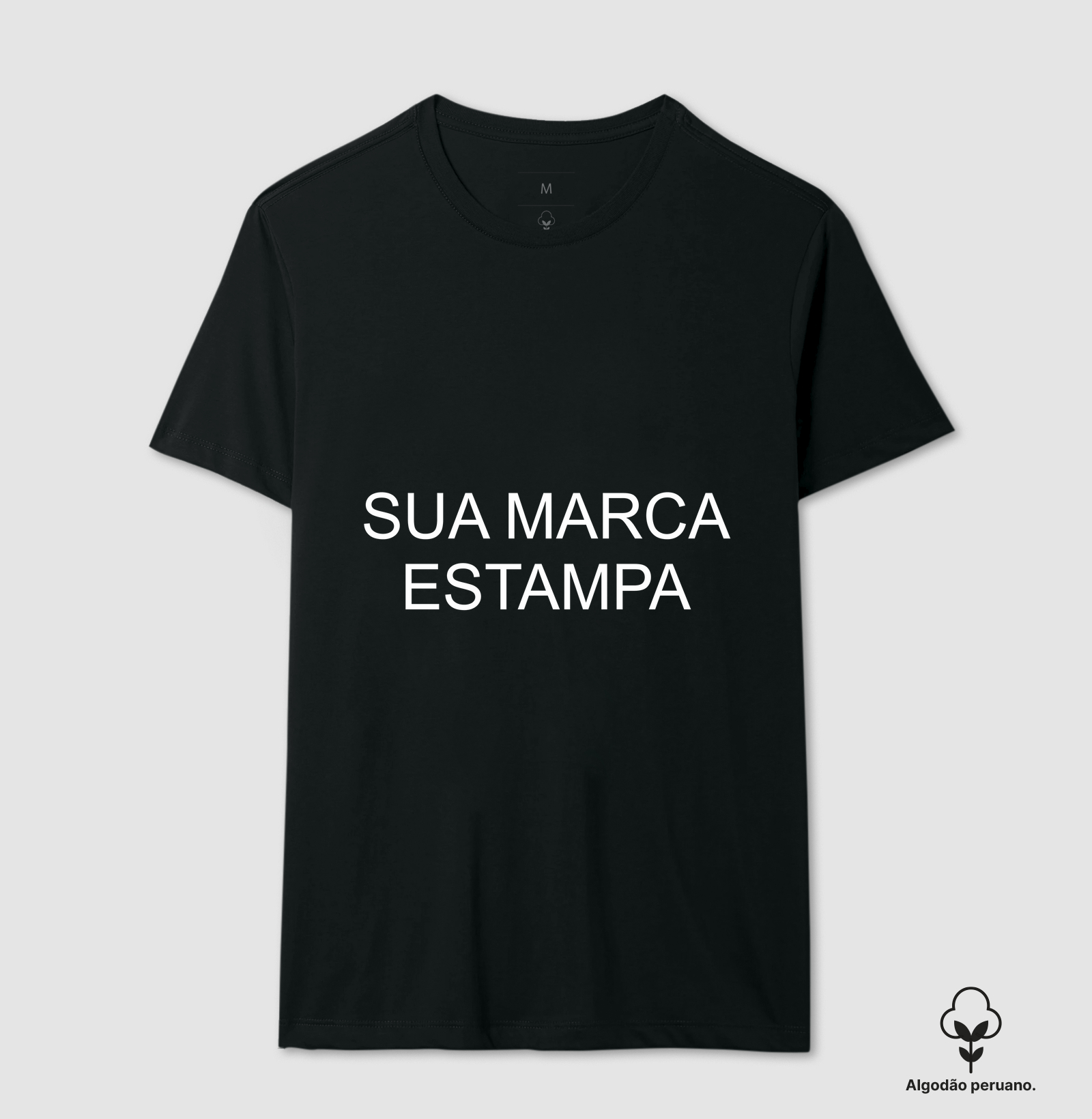 Camiseta personalizada em algodão peruano ZAIRE - LEIA COM ATENÇÃO AS INSTRUÇÕES!