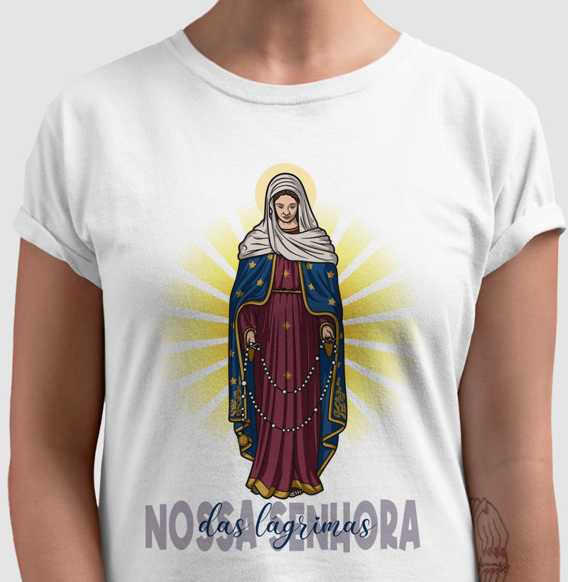 Camiseta Nossa Senhora das Lágrimas