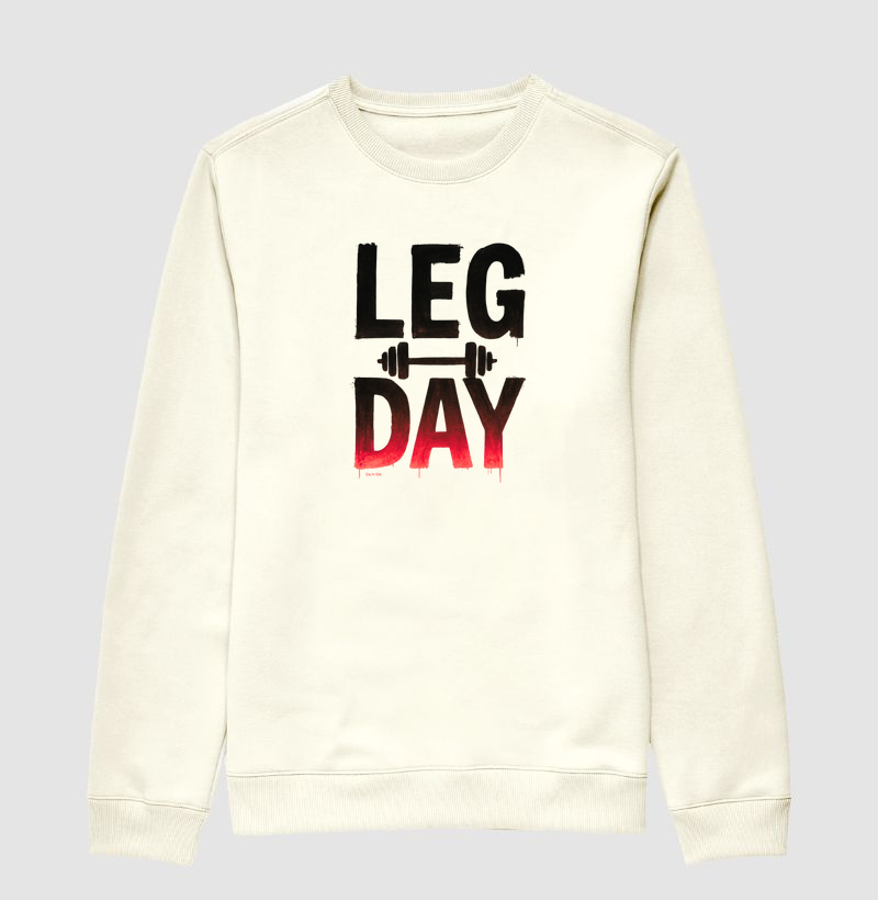 Leg Day preto/vemelho