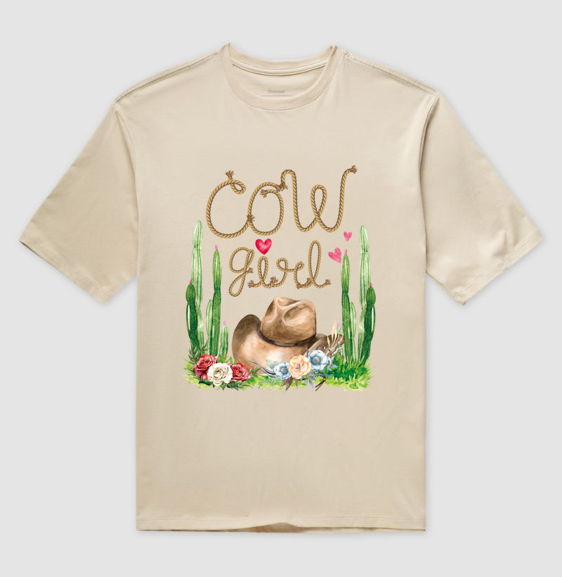 Camiseta Oversized - Cowgirl