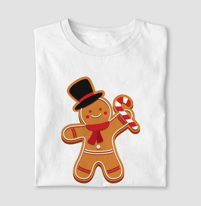 Camiseta Biscoito de Natal - Coleção Natal 2024