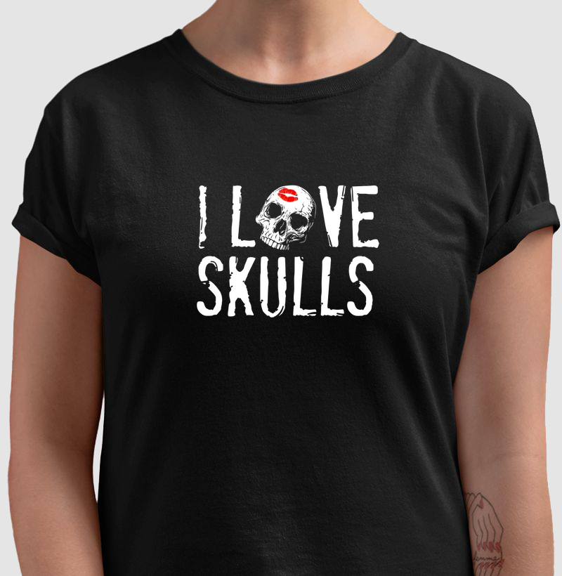 Camiseta Love Skull