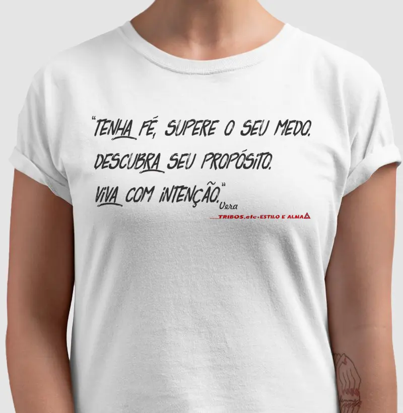 CAMISETA RESERVA.INK MASCULINA E FEMININA TRIBOS.etc LIFESTYLE TENHA FÉ