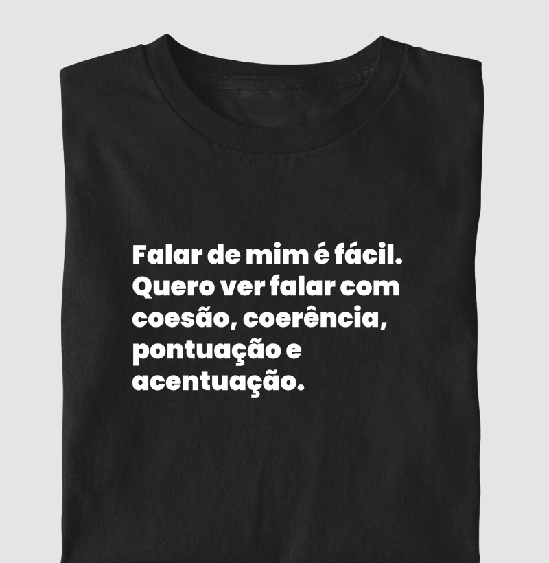 Falar de mim é fácil - Professor de Português